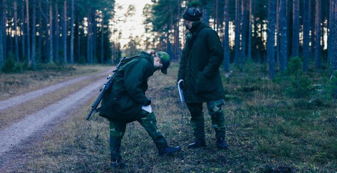 Kadetter på övningen Ihärdighet.