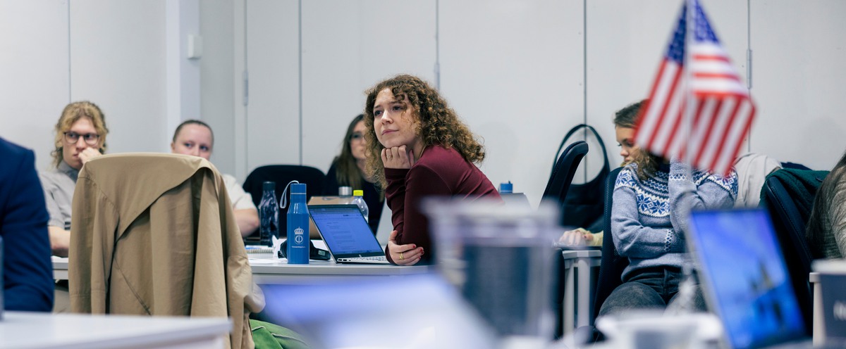 Students in the classroom.